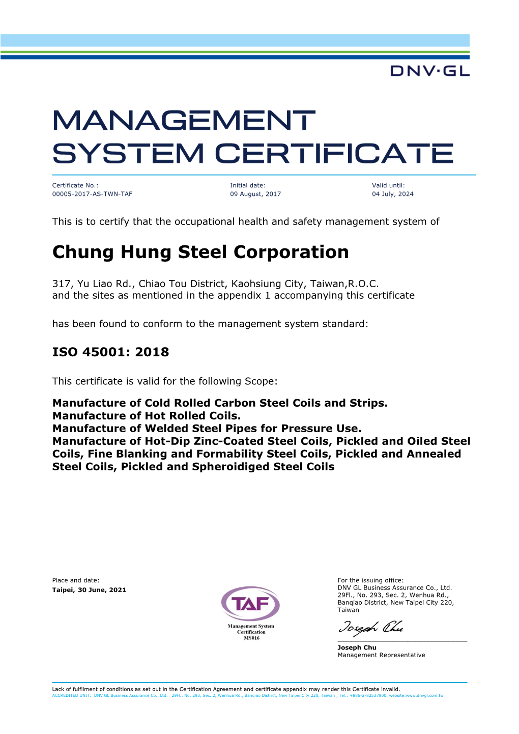 Chung Hung Steel Corporation