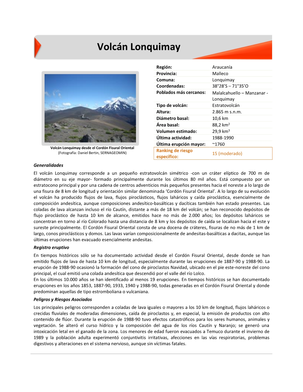Volcán Lonquimay
