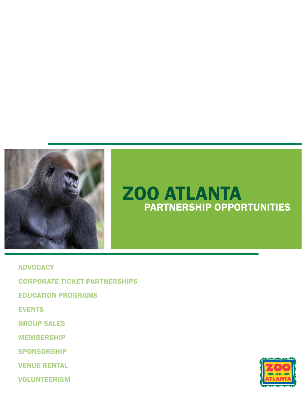 Zoo Atlanta Sponsorship Opportunities