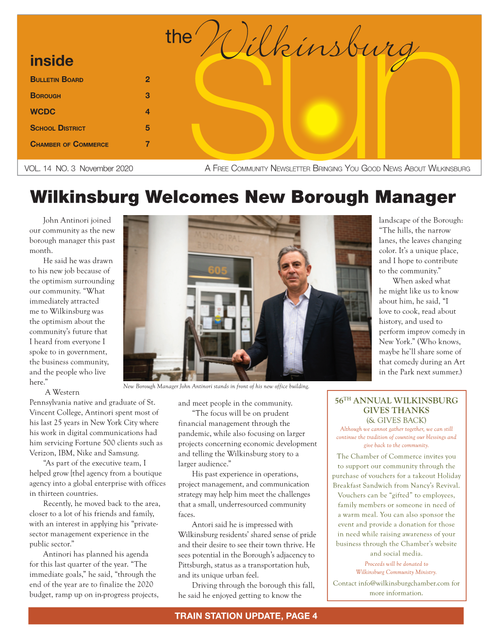 Wilkinsburg Welcomes New Borough Manager