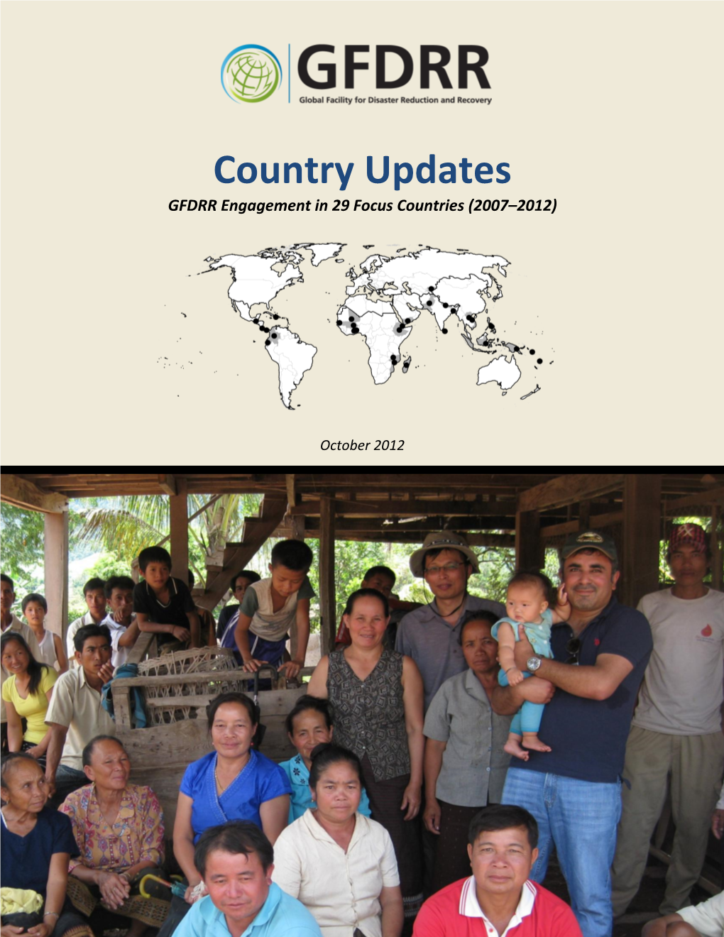 Country Updates GFDRR Engagement in 29 Focus Countries (2007–2012)