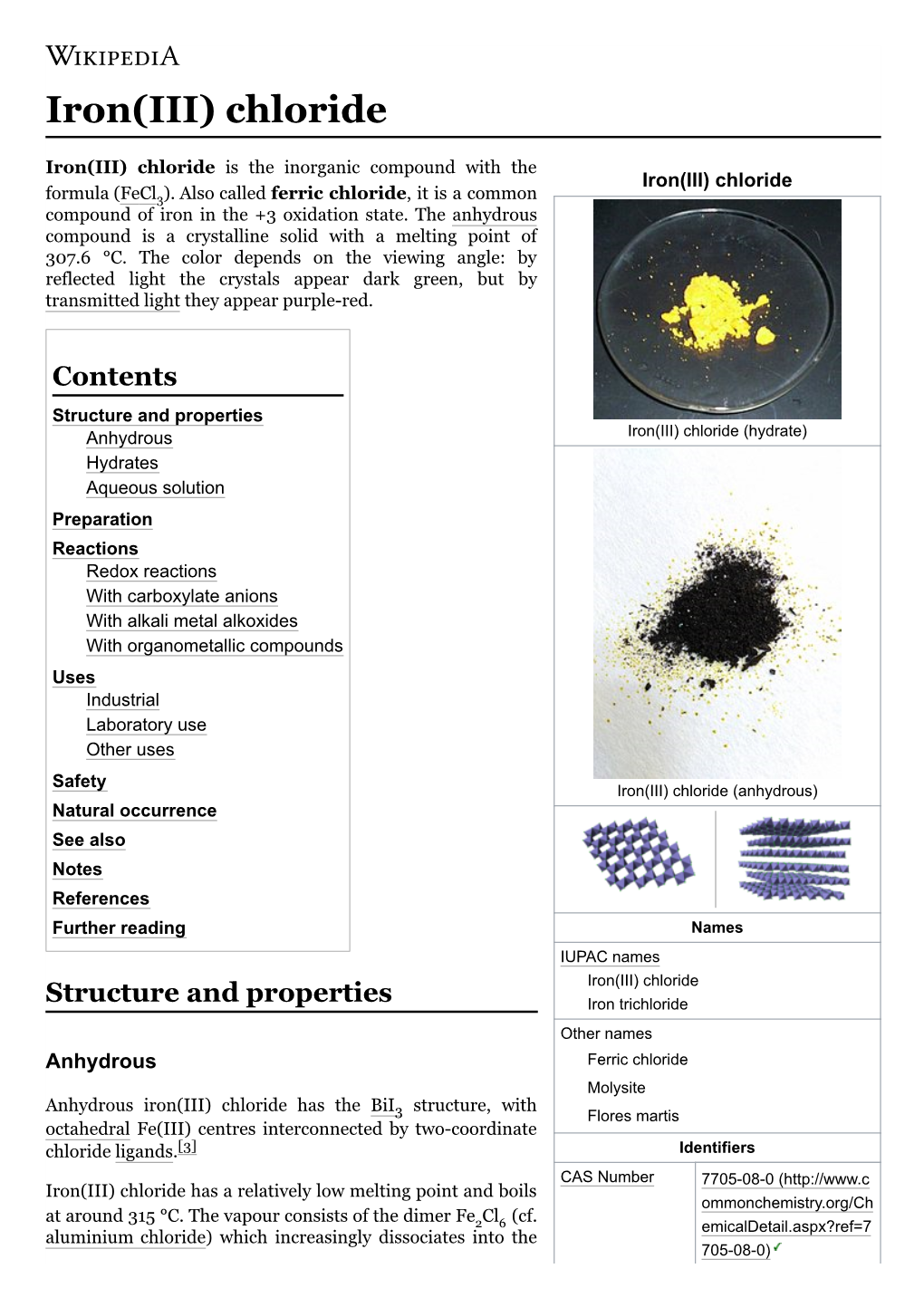 Iron(III) Chloride