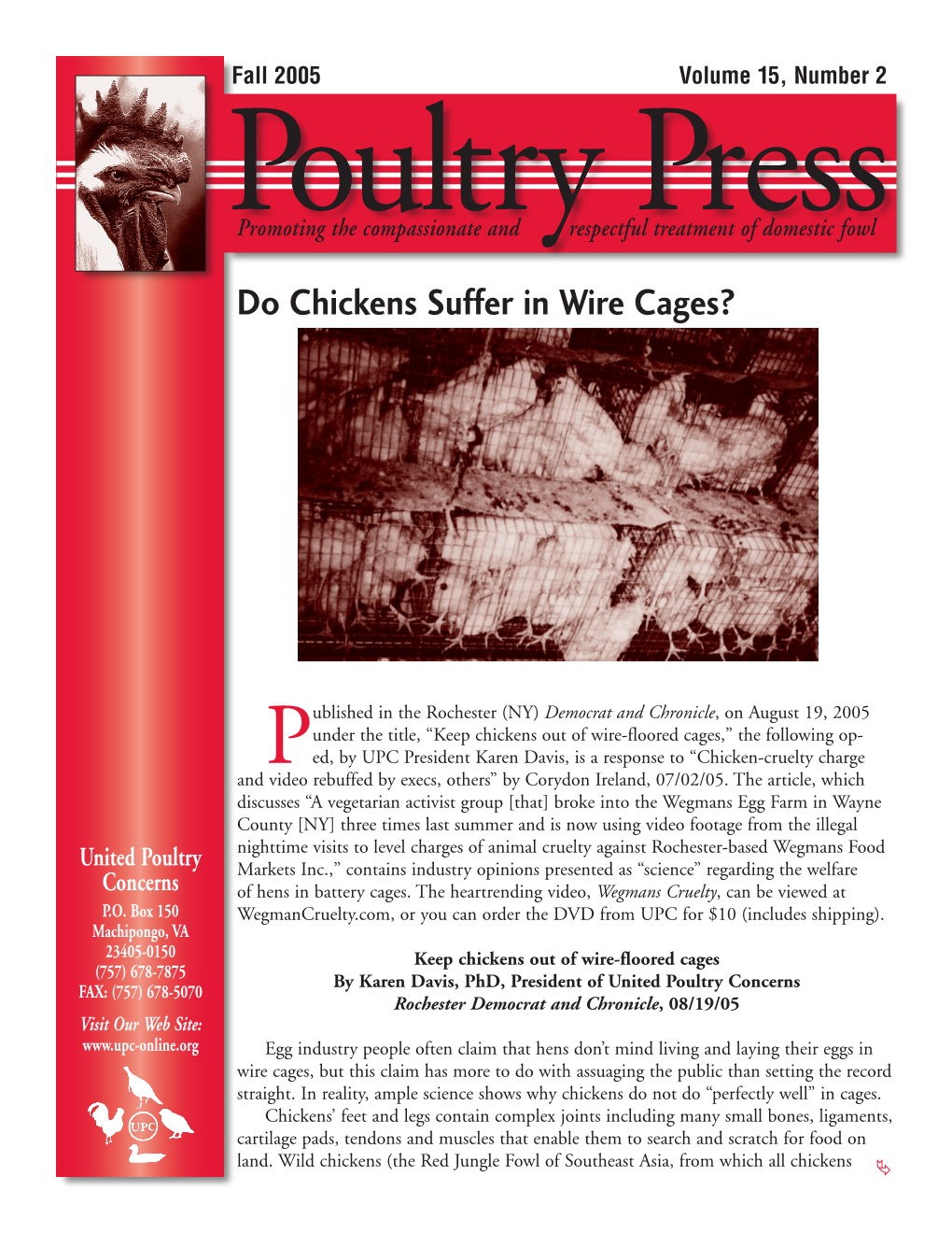 UPC Fall 2005 Poultry Press