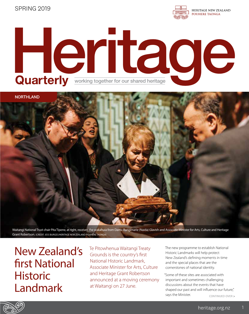 New Zealand's First National Historic Landmark