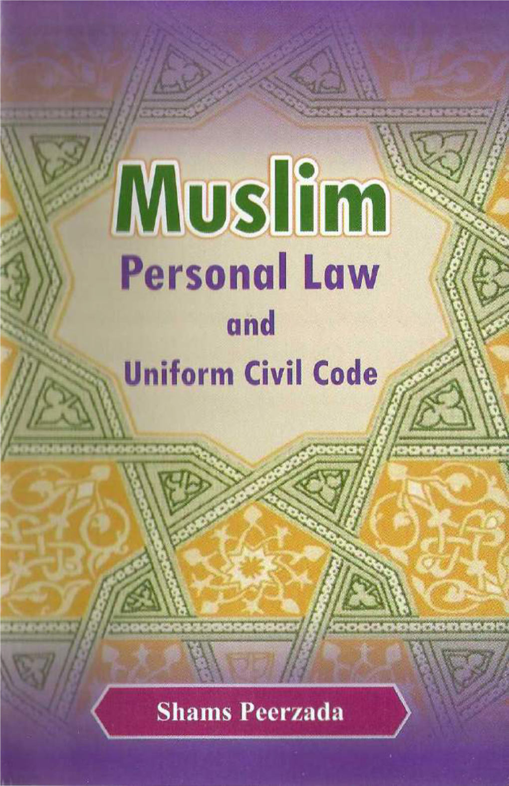 Usb Personal Law and Uniform Civil Code