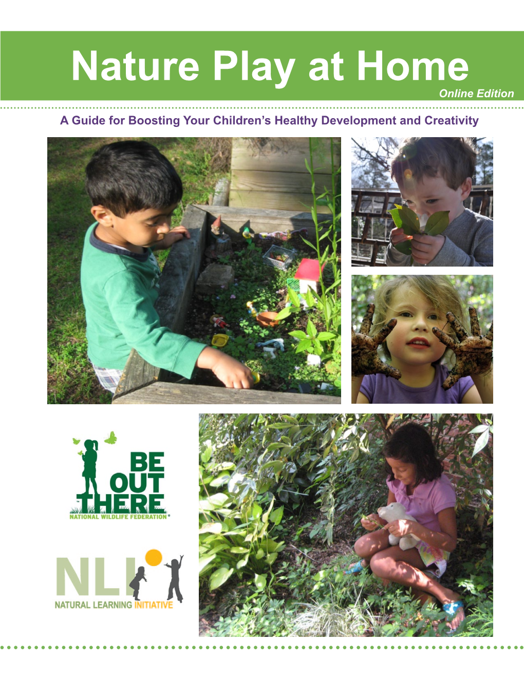 Nature Play at Home -A Guide for Boosting Your Children's Healthy