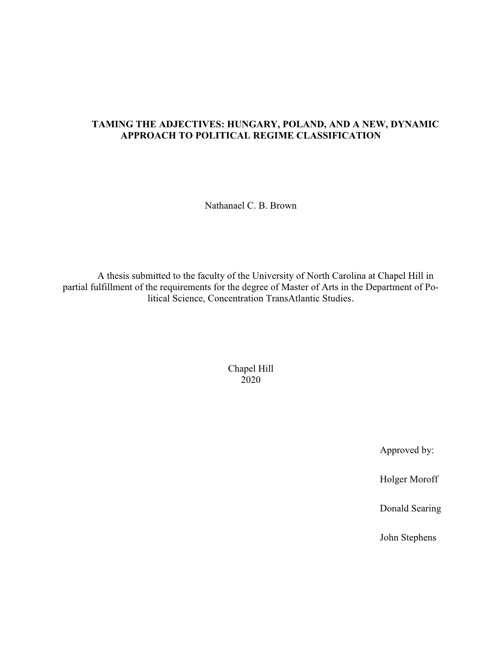 Hungary, Poland, and a New, Dynamic Approach to Political Regime Classification