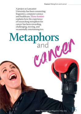 Metaphors and Cancer