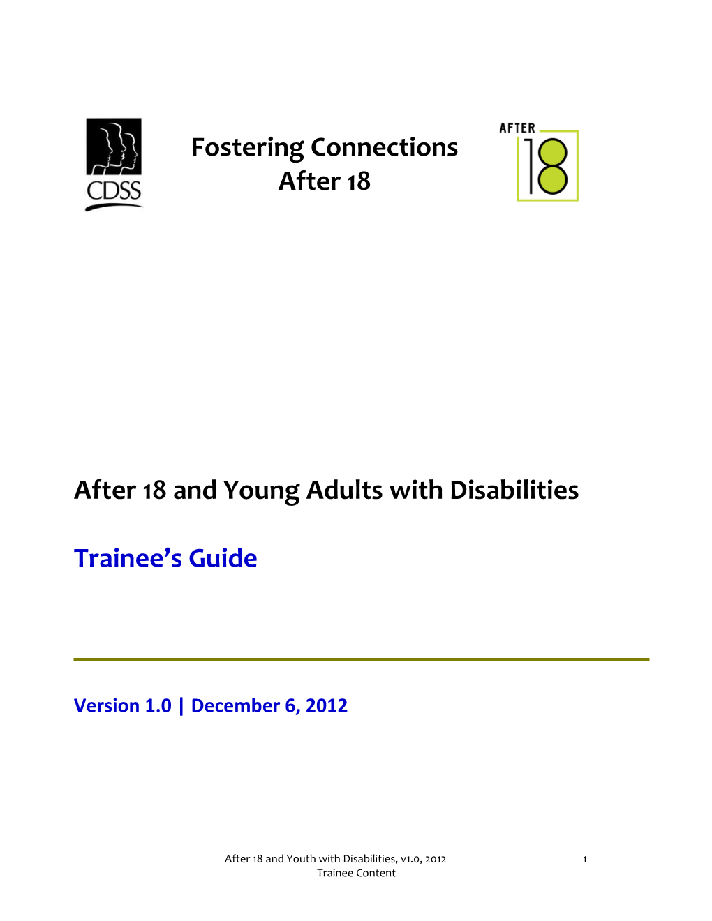 Understanding Benefits for Transition Aged Youth