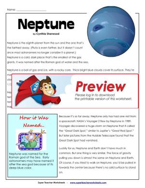Neptune by Cynthia Sherwood