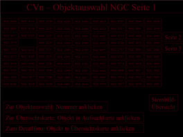 Cvn – Objektauswahl NGC Seite 1