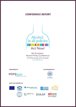 Alcohol in All Policies: Cost-Effective Interventions to Prevent and Reduce Alcohol-Related Harm
