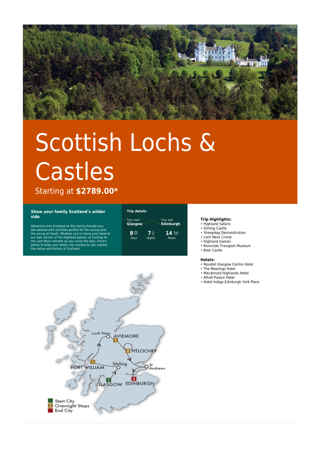 Scottish Lochs & Castles