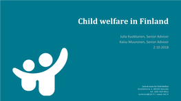 Child Welfare in Finland