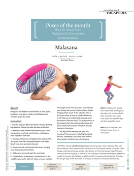 Malasana Poses of the Month