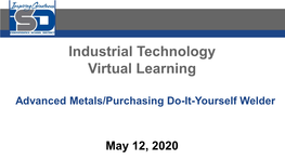 Industrial Technology Virtual Learning