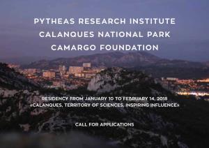 Pytheas Research Institute Calanques National Park Camargo Foundation