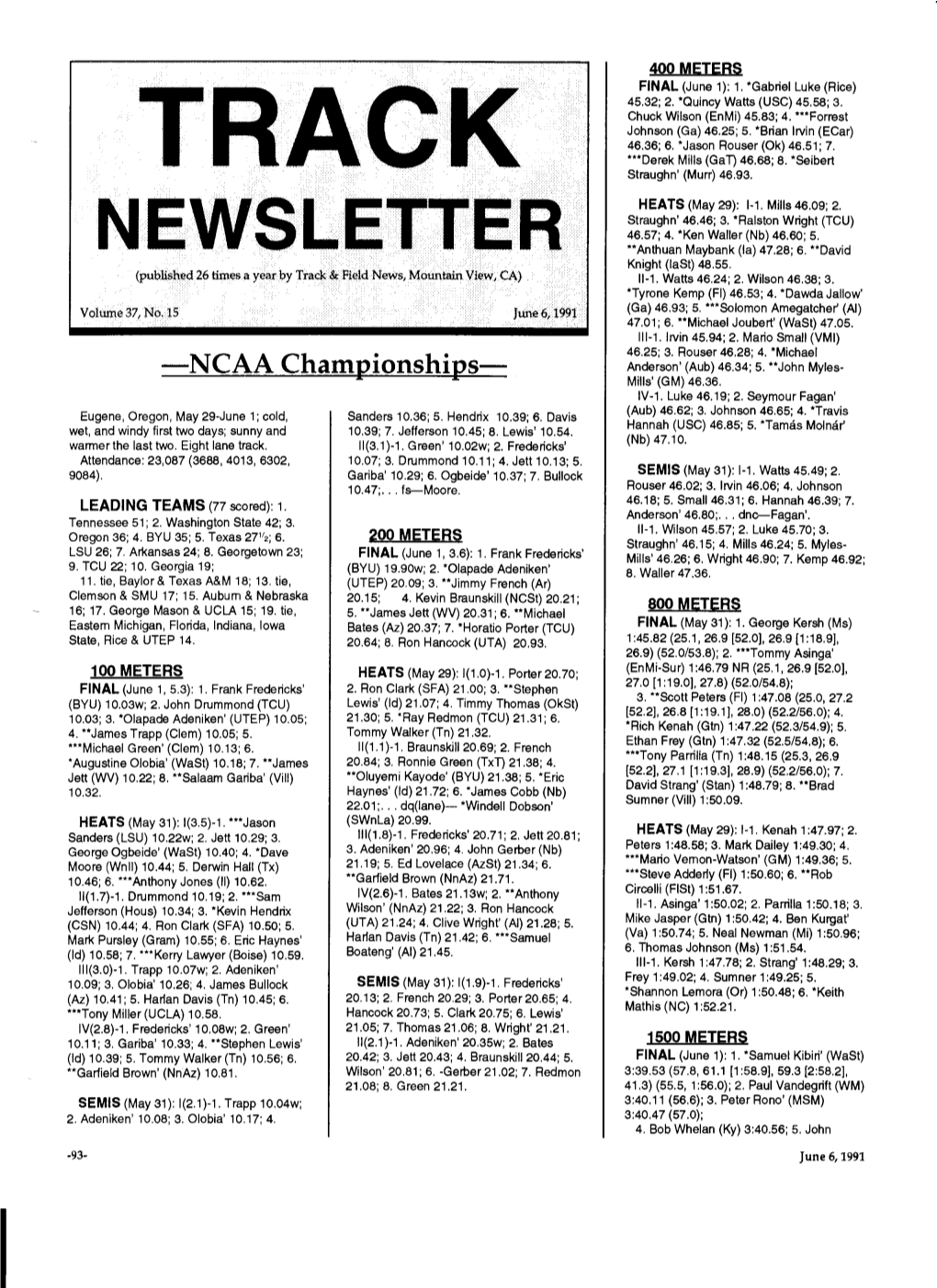 Etn1991 15 NCAA