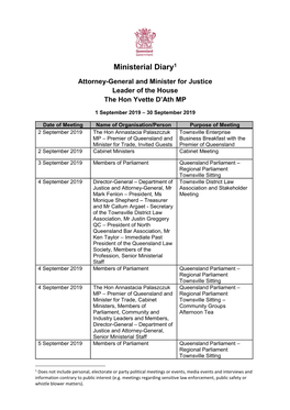 Ministerial Diary1