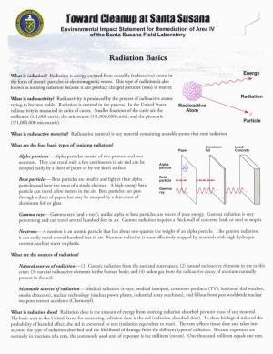 Radiation Basics