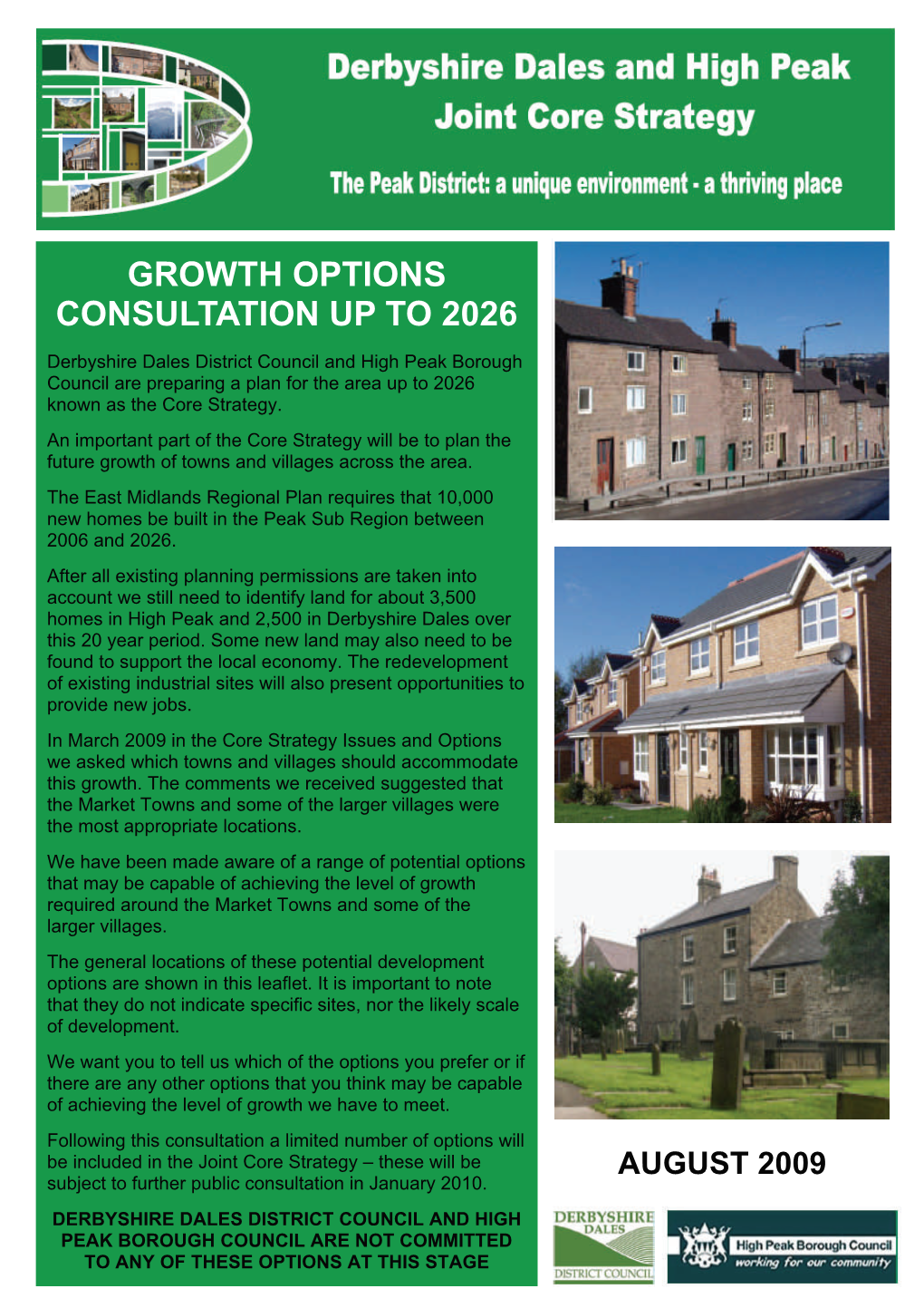 Growth Options Consultation up to 2026