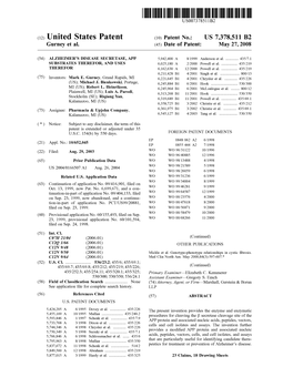 (12) United States Patent (10) Patent No.: US 7,378,511 B2 Gurney Et Al