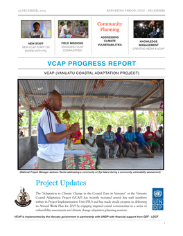 VCAP Newsletter