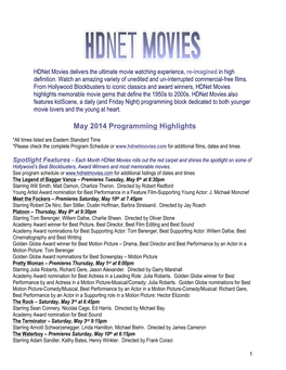 Hdnet Movies May 2014 Program Highlights