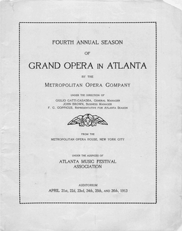 Grand Opera in Atlanta