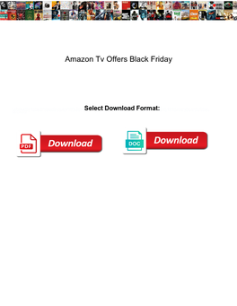 Amazon Tv Offers Black Friday