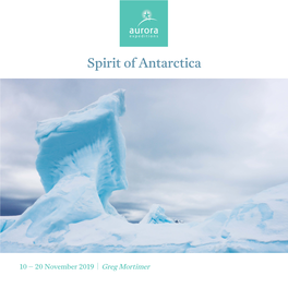 Spirit of Antarctica