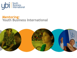 Mentoring: Youth Business International