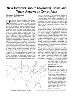 New Evidence About Composite Bows and Their Arrows in Inner Asia