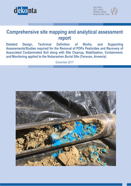 Comprehensive Site Mapping and Analytical Assessment Report Detailed Design, Technical Definition of Works, and Supporting