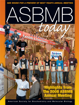 Highlights from the 2008 ASBMB Annual Meeting