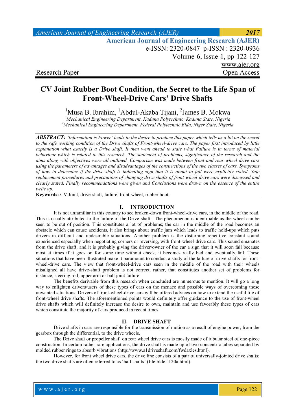 CV Joint Rubber Boot Condition, the Secret to the Life Span of Front-Wheel-Drive Cars’ Drive Shafts