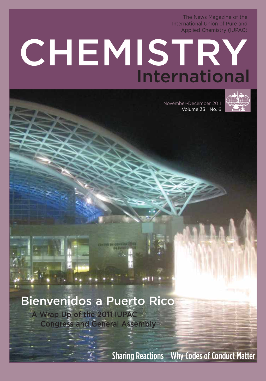 International Union of Pure and Applied Chemistry (IUPAC) CHEMISTRY International