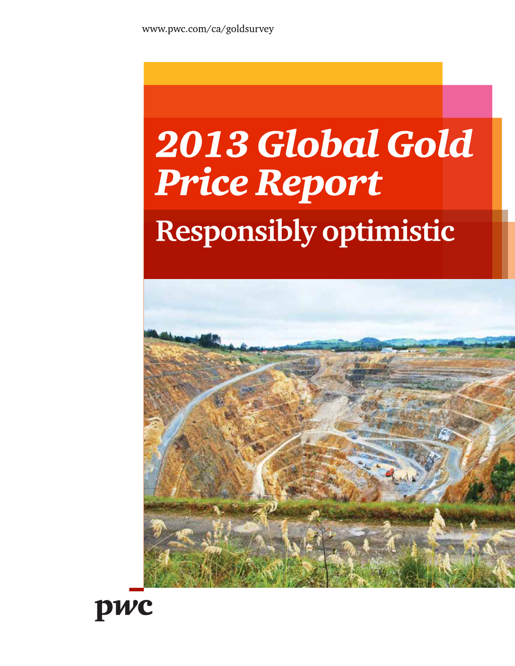 2013 Global Gold Price Report Responsibly Optimistic Annually, Pwc Surveys Gold Mining Companies from Around the World