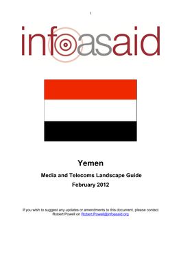 Yemen Media Landscape