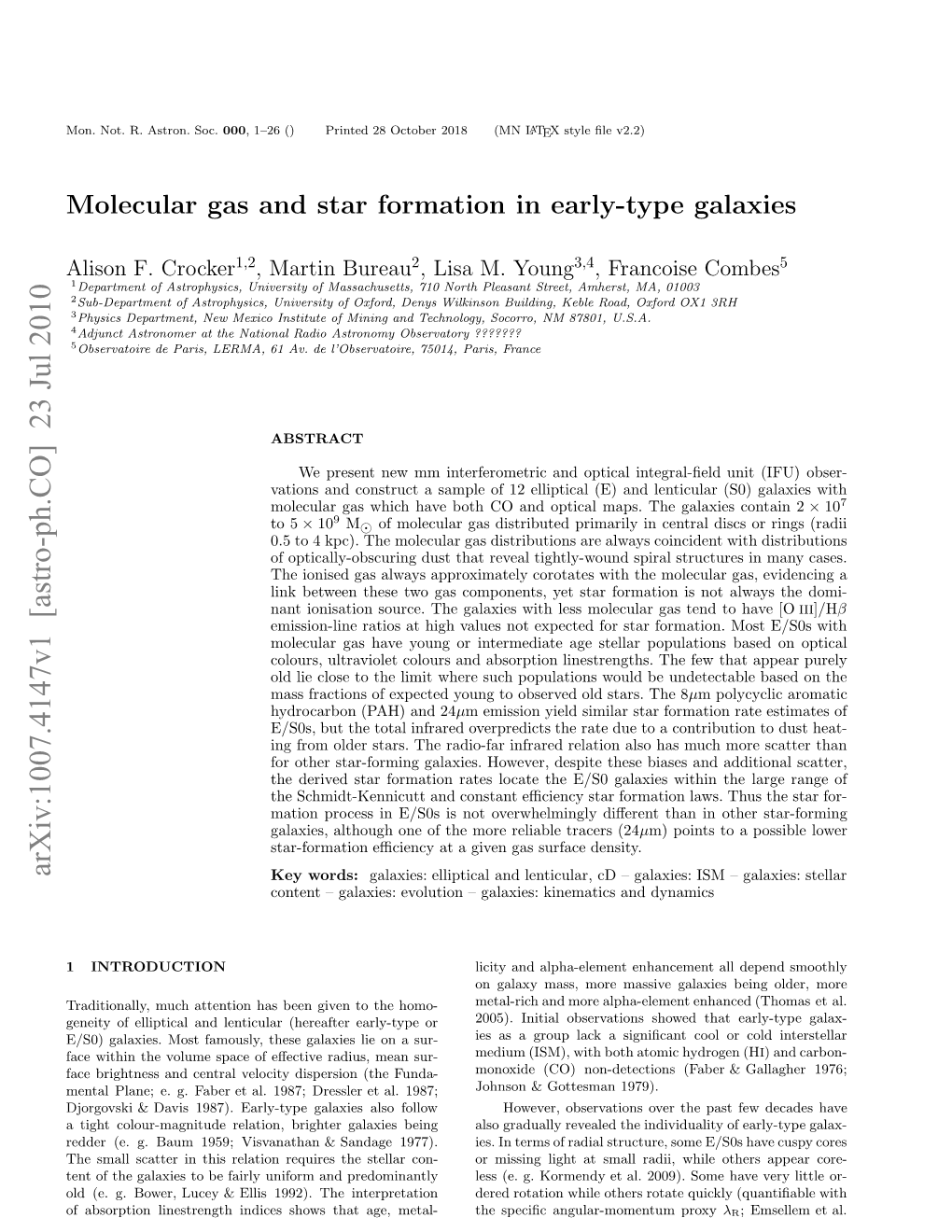 Molecular Gas and Star Formation in Early-Type Galaxies 3