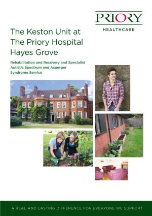 The Keston Unit at the Priory Hospital Hayes Grove