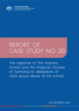 Case Study 20: the Hutchins School, 27 March 2015, Para 9