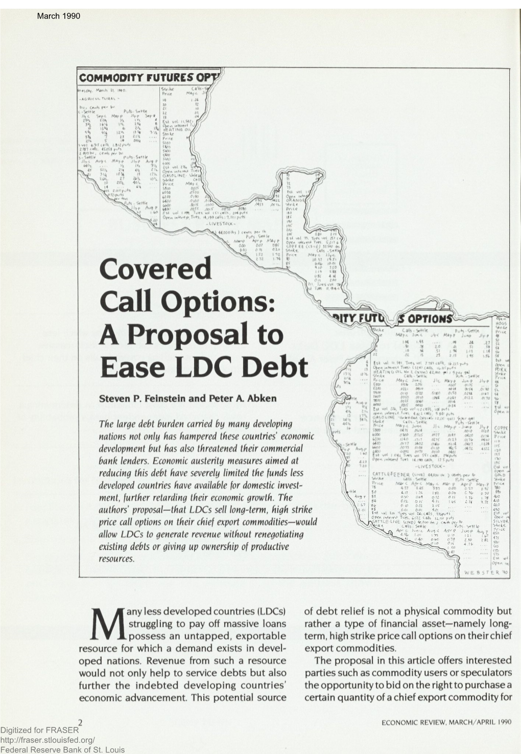 Covered Call Options: a Proposal to Ease LDC Debt