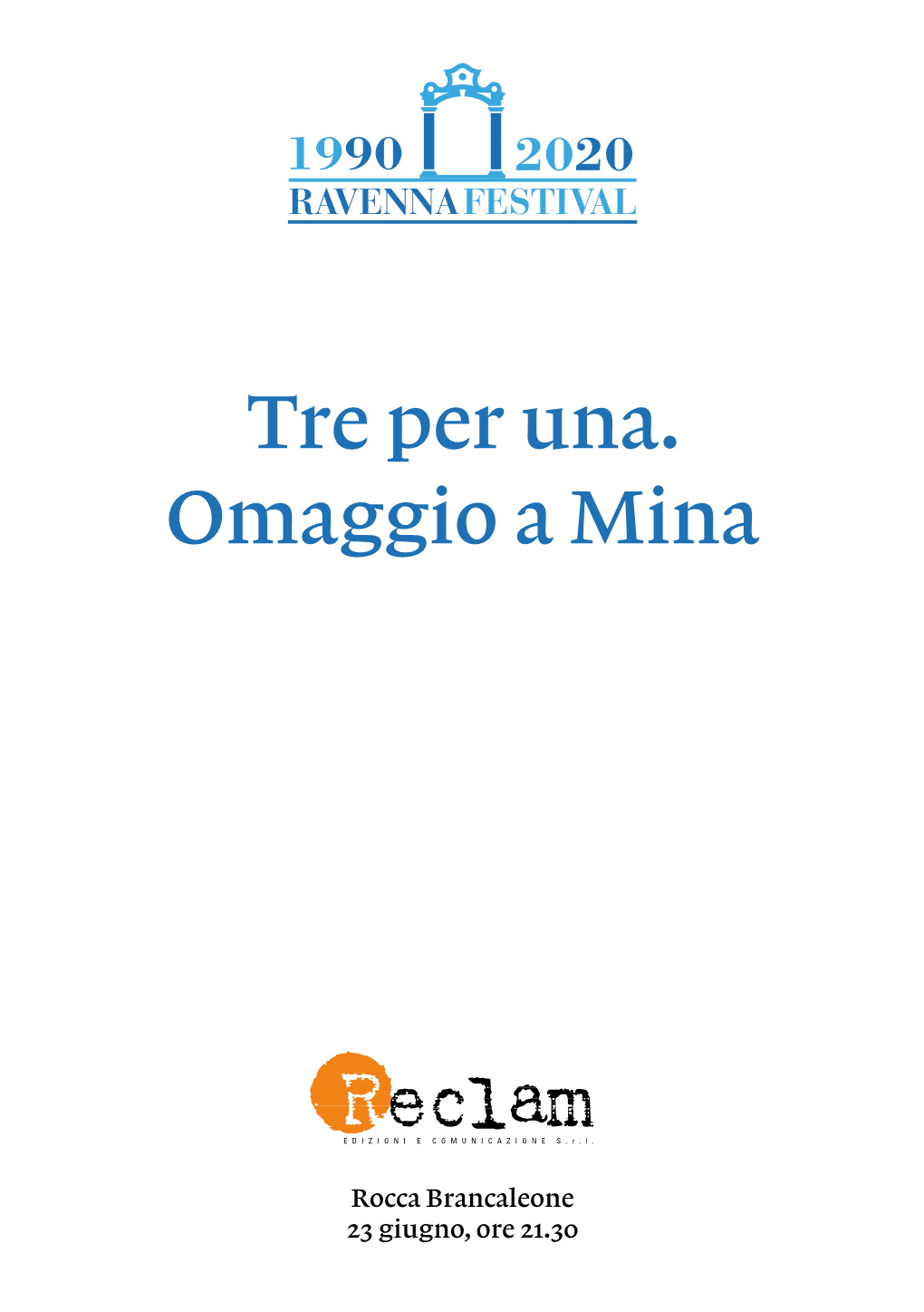 Tre Per Una. Omaggio a Mina