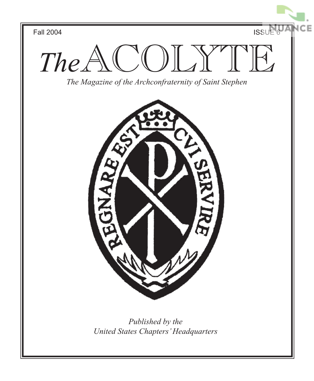 Acolyte #6 Fall 2004