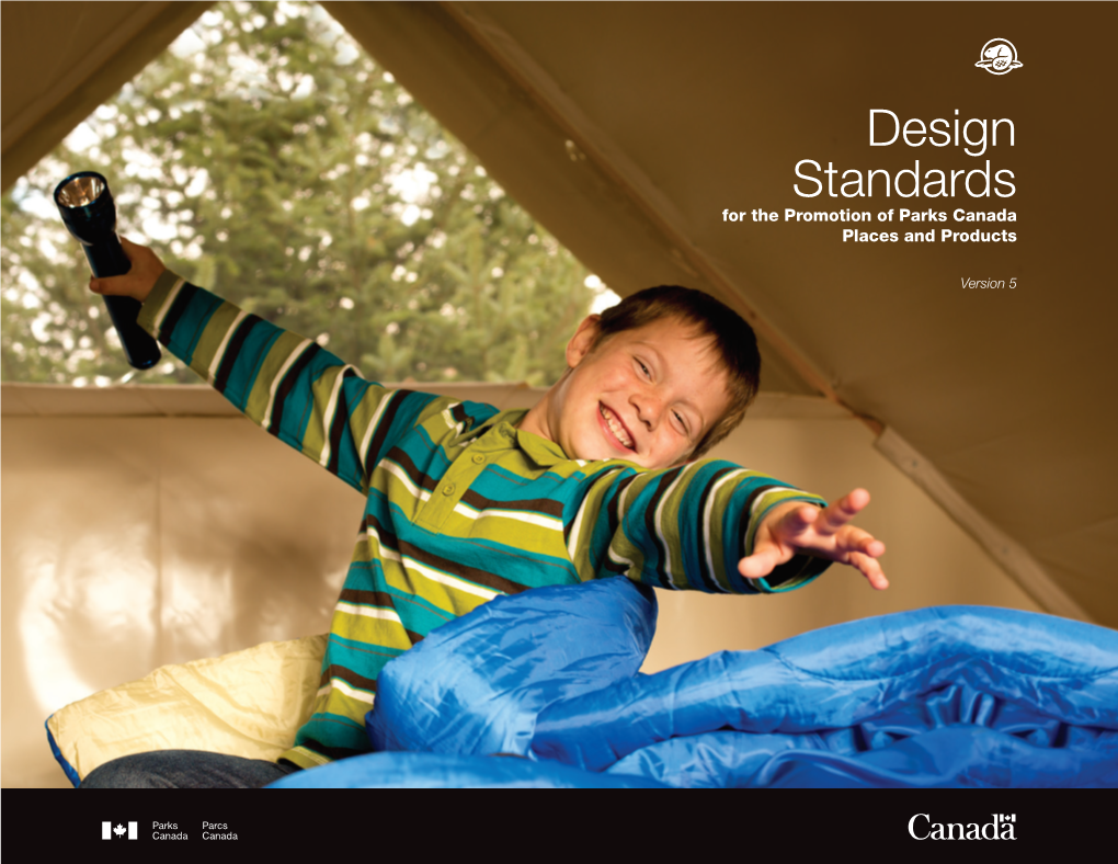 Design Standards for the Promotion of Parks Canada Places and Products