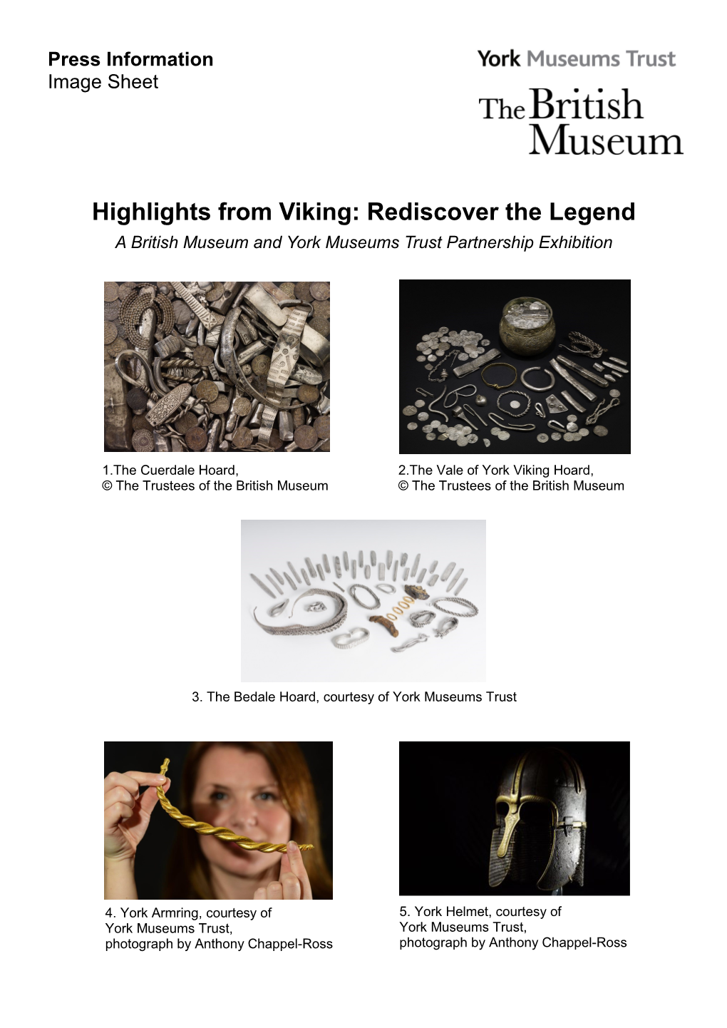 Highlights from Viking: Rediscover the Legend a British Museum and York Museums Trust Partnership Exhibition