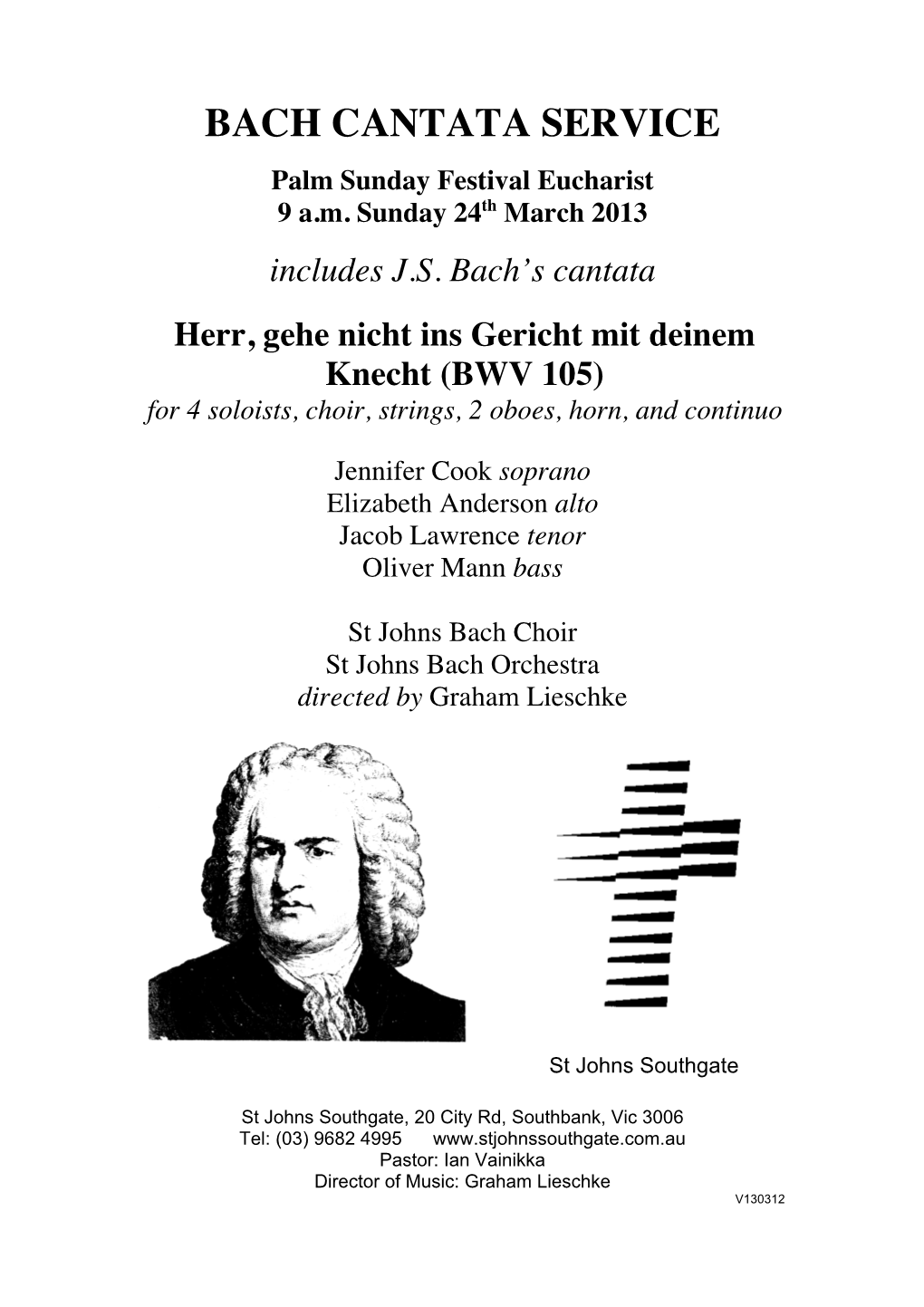 Bach Cantata Service