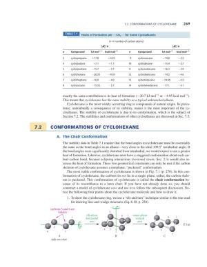 7.2 Conformations of Cyclohexane 269
