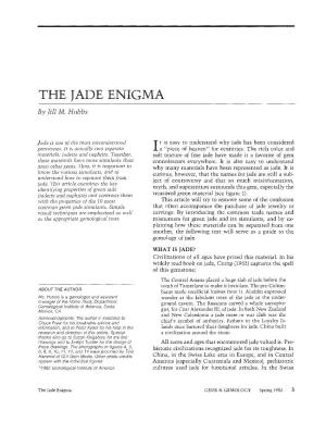 THE JADE ENIGMA by Jill M.Hobbs